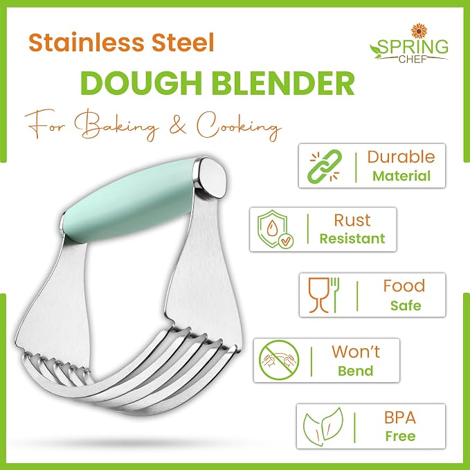 Spring Chef XL Stainless Steel Pastry Cutter Tool - Image 2