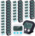 Xuhal 50 Pieces Digital Kitchen Timer Bulk, Small Magnetic Timers by Xuhal