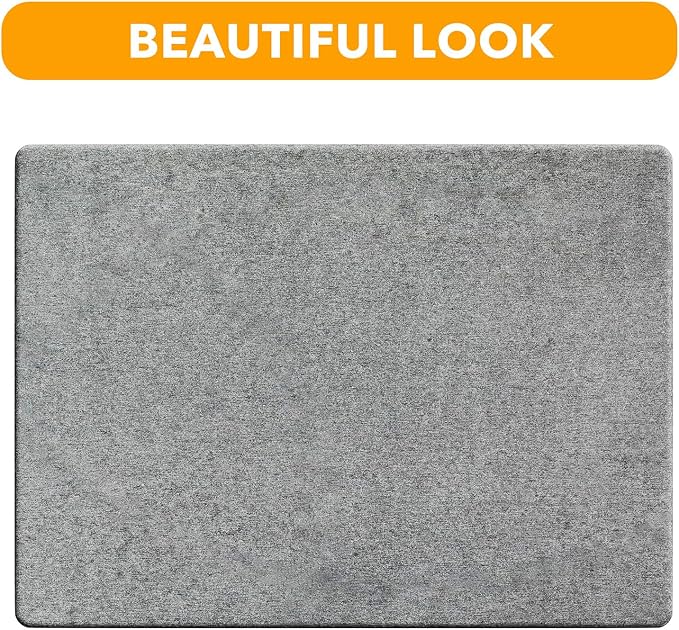 SpaceAid Stone Drying Mat for Kitchen Counter, Bamboo Rack Dish Pad, Instant - Image 7