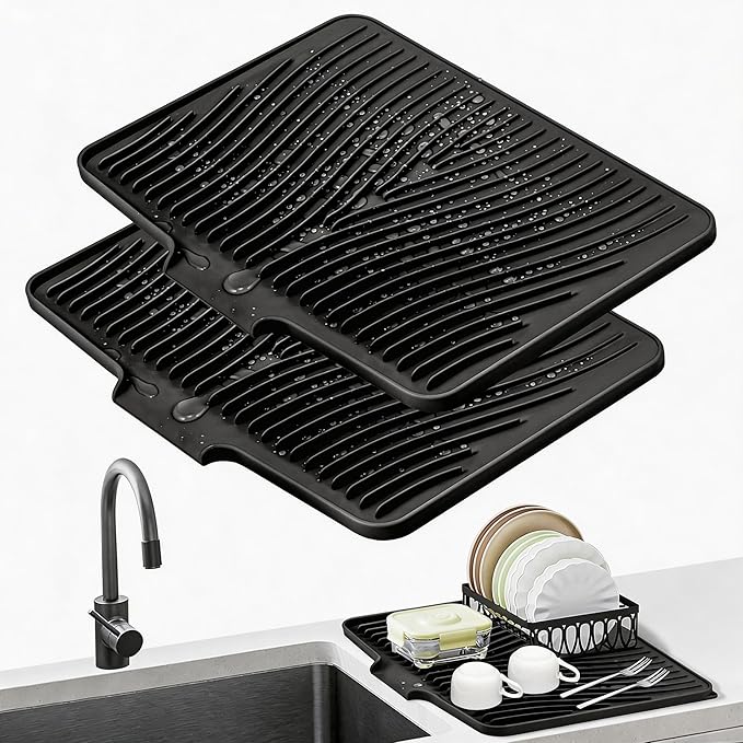 TIKNIK Silicone Dish Drying Mat, Stone Drying Mat by TIKNIKHomeOutdoor