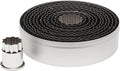 Ateco Fluted Edge Round Cutters in Graduated Sizes, Stainless Steel by Ateco