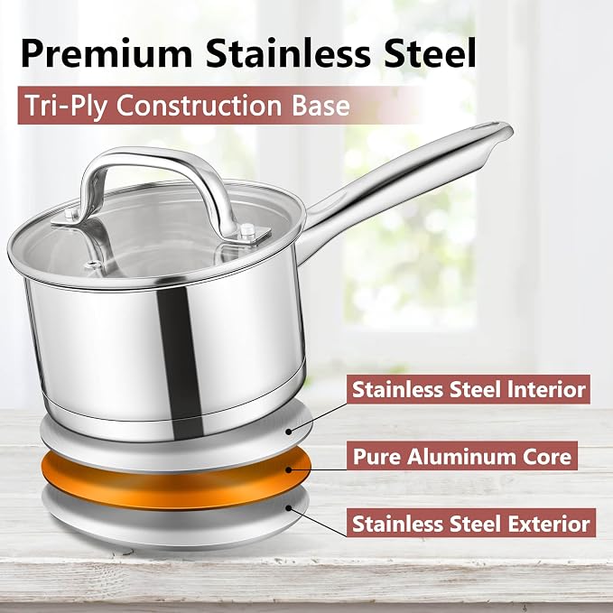 E-far Stainless Steel Saucepan - Image 6