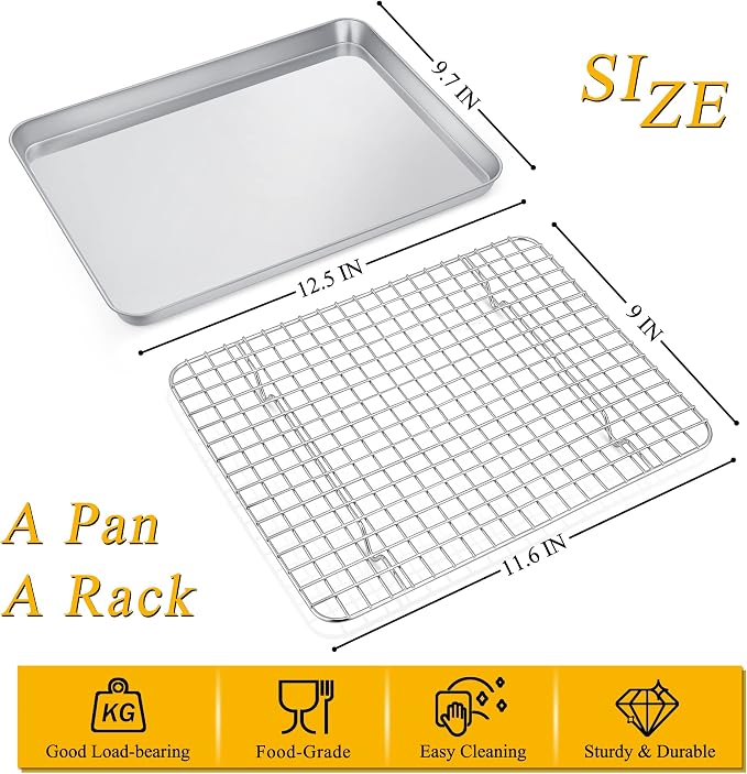 P&P CHEF 12.5 Inch Toaster Oven Pan - Image 2