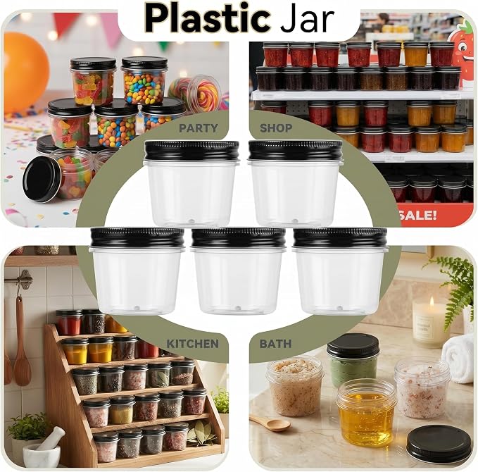 novelinks 4 oz Small Plastic Jars - Image 7