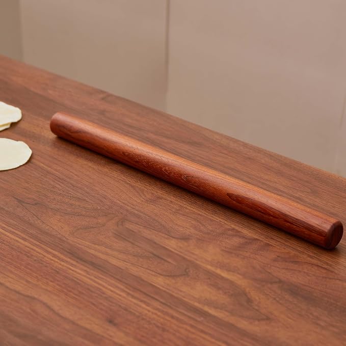 Wood Rolling Pins for Baking- Fulimax 16" Classic Wooden Rolling Pin for Dough - Image 2