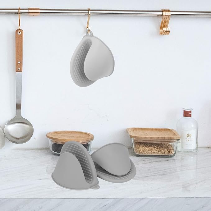 tifanso Silicone Oven Mitts Pot Holders - Image 5