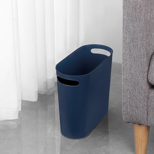 rejomiik Small Trash Can, 3.5 Gallon Slim Garbage Can Plastic Waste Basket - Image 4