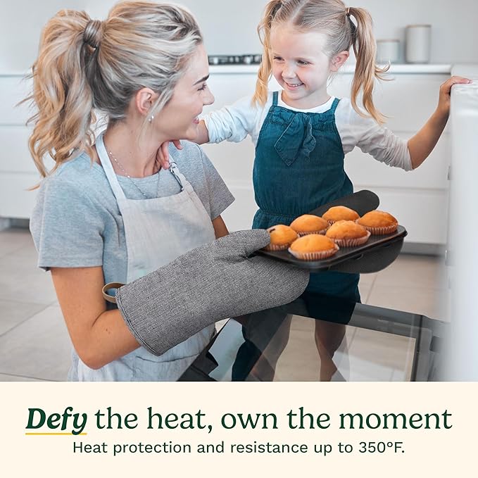Cuisinart Heritage Kitchen Oven Mitts – Heat-Resistant Kitchen Mitts - Image 2