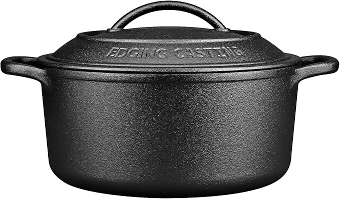 Pre-Seasoned Cast Iron Dutch Oven Pot - Image 7