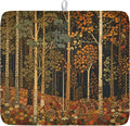 Fall Dish Drying Mat for Kitchen Counter Autumn Forest Vintage Botanical Nature by Unknown