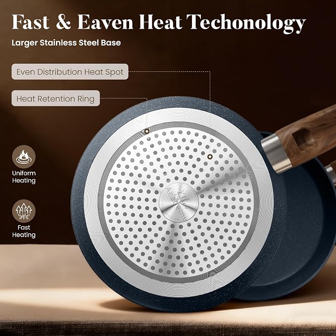 Kitchen Academy Pots and Pans Set Non Stick - Image 9