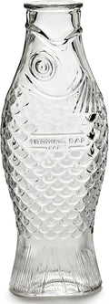 Serax Glass Water Pitcher | Fish & Fish glassware by Paola Navone | Wine Carafe by Serax