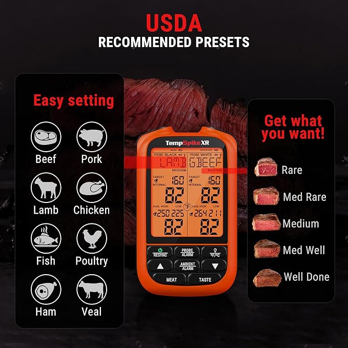 TempPro TempSpike 2000FT Wireless Meat Thermometer Digital - Image 9