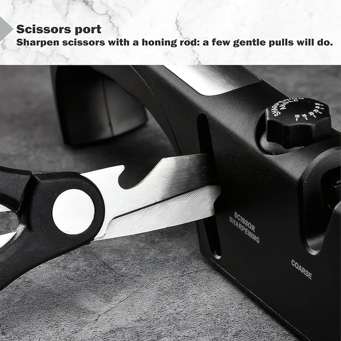 5-Angle Adjustable 10-35 Degree Professional 4-Stage Knife Sharpener, - Image 5