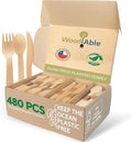 Disposable Wooden Cutlery Set by WoodAble