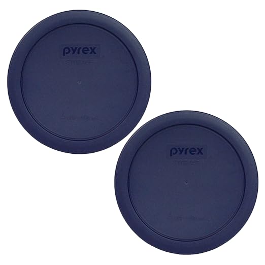 Pyrex 7201-PC 4 Cup Blue Food Storage Replacement Lid by Pyrex