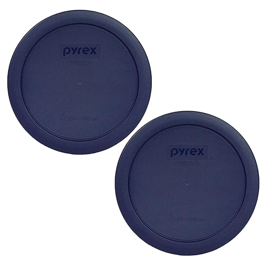Pyrex 7201-PC 4-Cup Navy Blue Food Storage Replacement Lid by Pyrex
