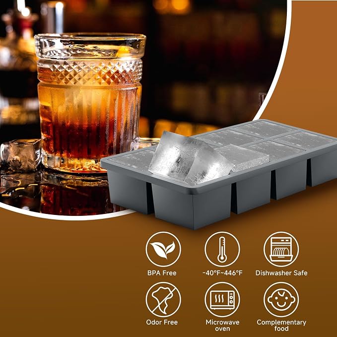 Samuelworld Premium Ice Tray Combo, New Upgraded Large Ice Sphere Maker Ice - Image 5