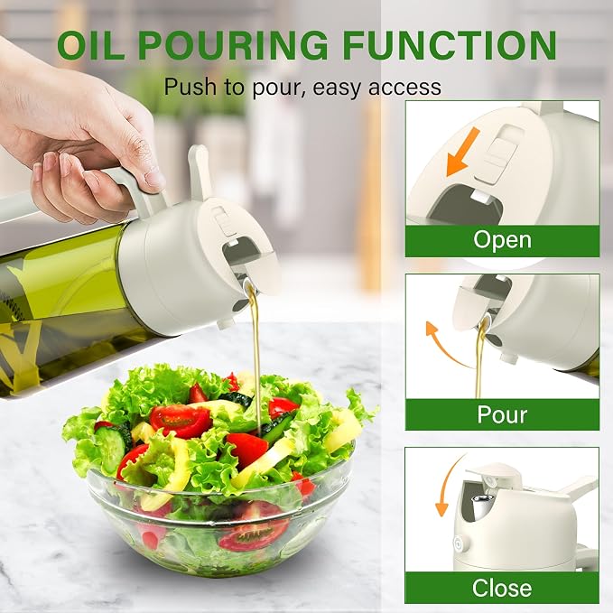Vakoo 2 in 1 Oil Sprayer and Oil Dispenser - Image 3