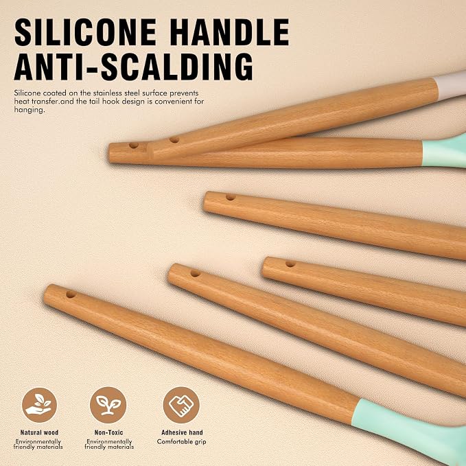 Silicone Cooking Utensils Set - Image 3