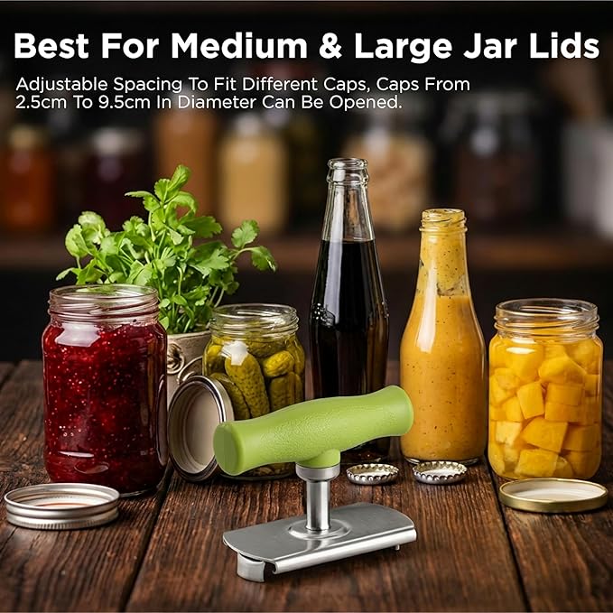 2Pcs Adjustable Jar Opener, Stainless Steel Labor-Saving Can Opener - Image 5