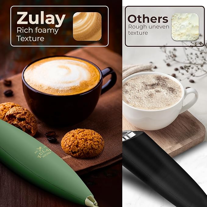 Zulay Kitchen Patented Tornado Triple Whisk Milk Frother - Image 6