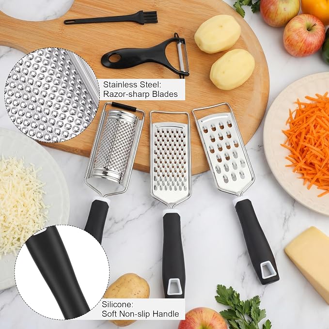 5 Pcs Zester Grater Set Cheese Grater - Image 5