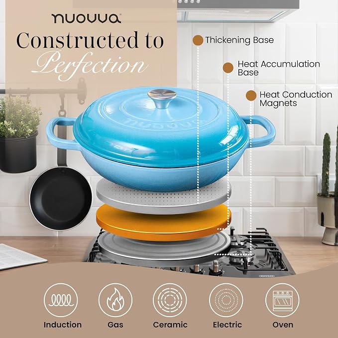 Shallow Cast Iron Casserole - Image 8