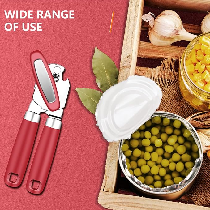 Can Opener, Professional 3-In-1 Multifunctional Manual Can Openers Bottle Opener - Image 5