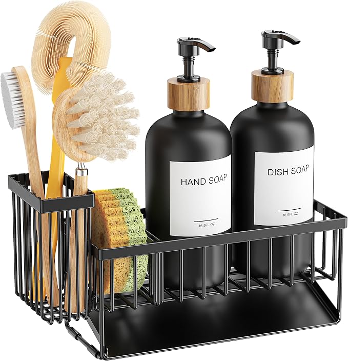 Cisily Kitchen Dish Soap Dispenser Set - Image 9