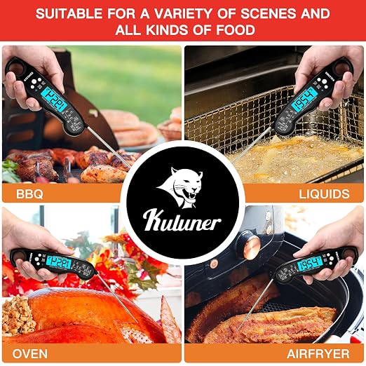 KULUNER TP-01 Waterproof Digital Instant Read Meat Thermometer - Image 3