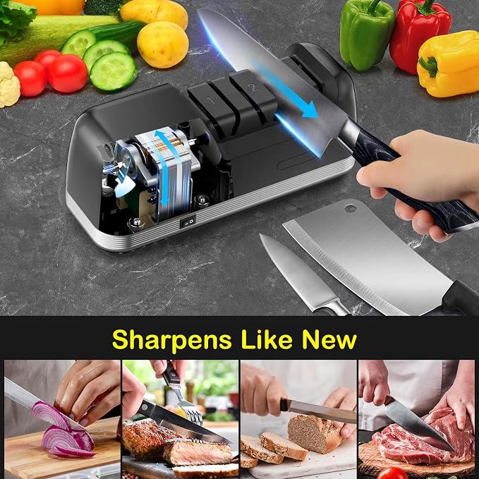 Secura 3-Stage Electric Knife Sharpener - Image 6