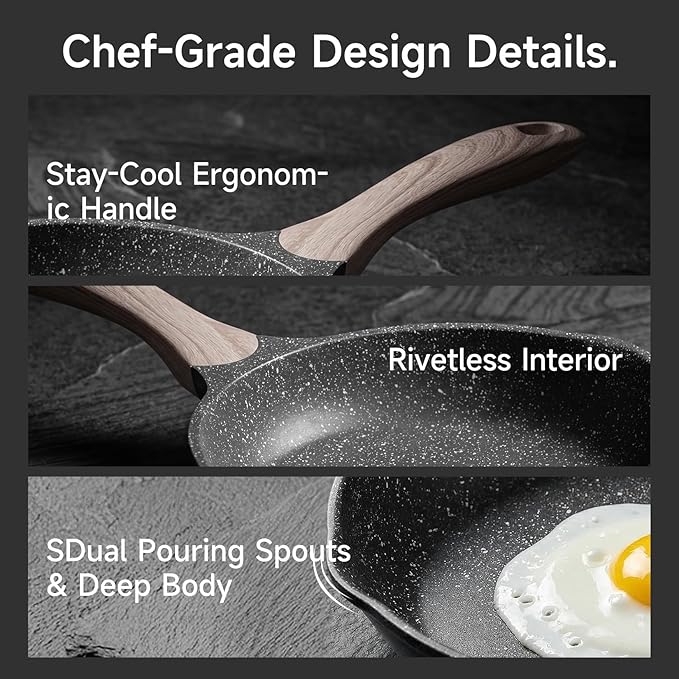 JEETEE 8 Inch Nonstick Frying Pan - Image 7