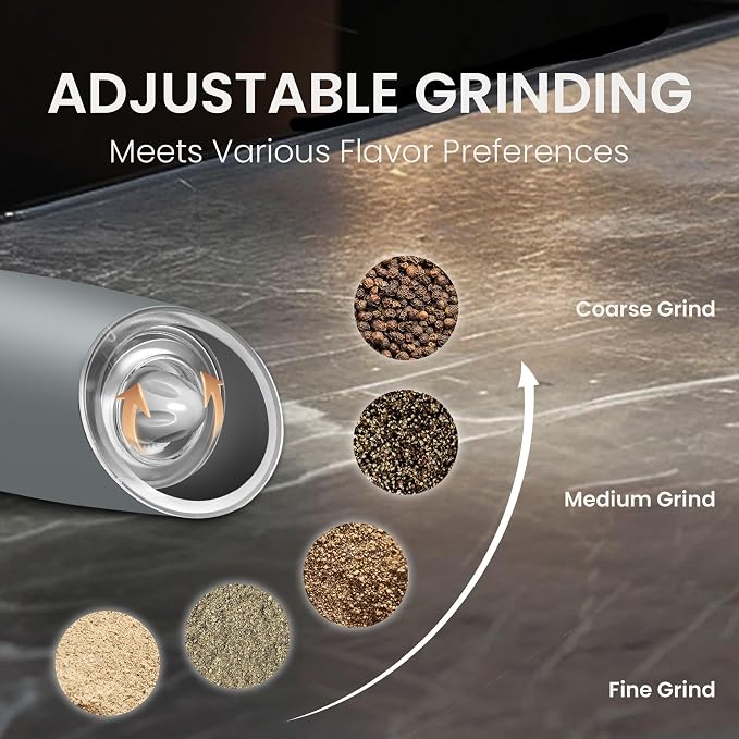 Battery Operated Salt And Pepper Grinder Set - Image 3