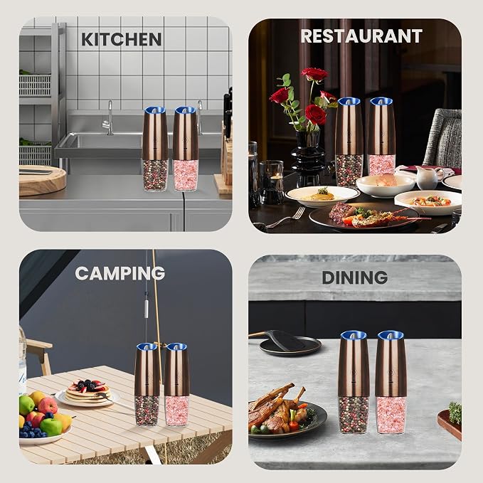Rechargeable Salt And Pepper Grinder Set - Image 7