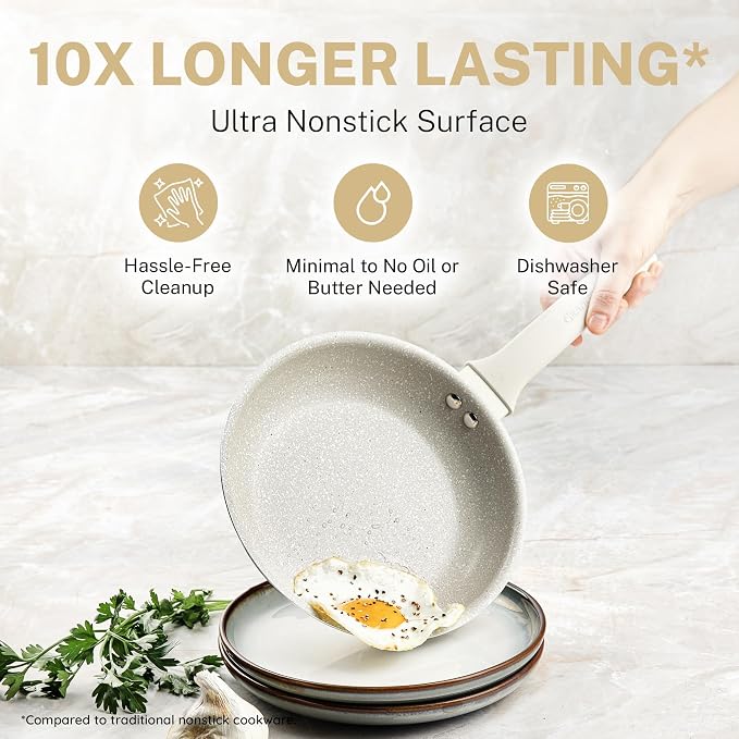Granitestone 20 Pc Pots and Pans Set Non Stick Cookware Set - Image 4