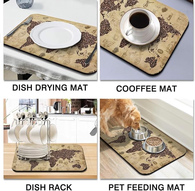 Coffee Bar Mat Accessories for Countertop - Image 4