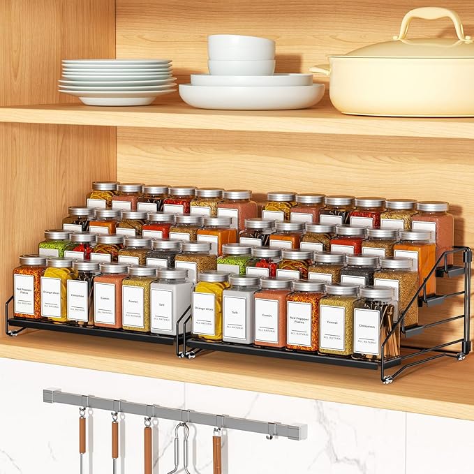 BOIVSHI 4 Tier Spice Rack Organzier, Spice Rack - Image 4