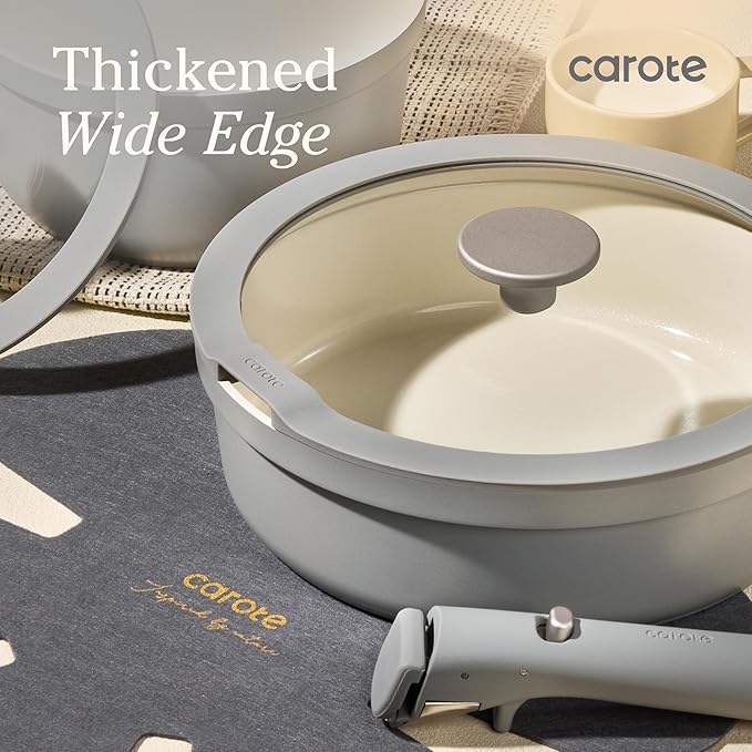 Carote 20pcs Ceramic Cookware Set - Image 5