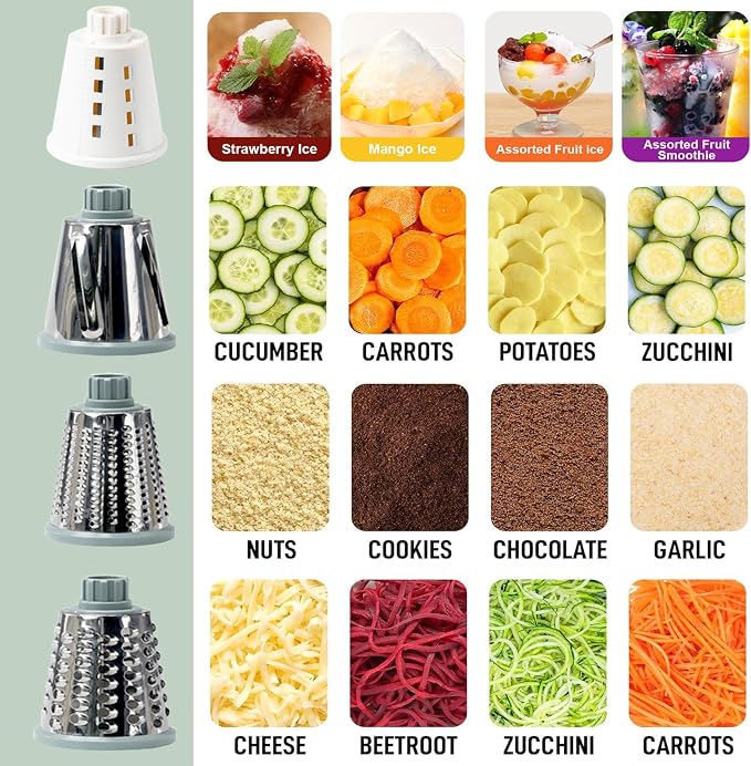KalraMay Cheese Grater, Rotary Cheese Grater - Image 3