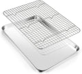 16 Inch Baking Sheet Pan with Cooling Rack Set, Joyfair Stainless Steel Toaster by Joyfair