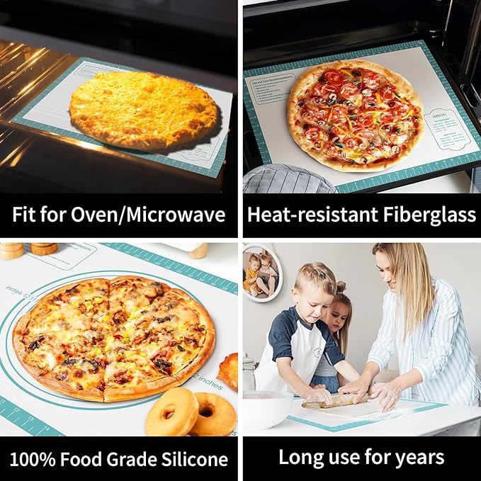 Non stick Silicone Pastry Mat, Dough Mat - Image 2