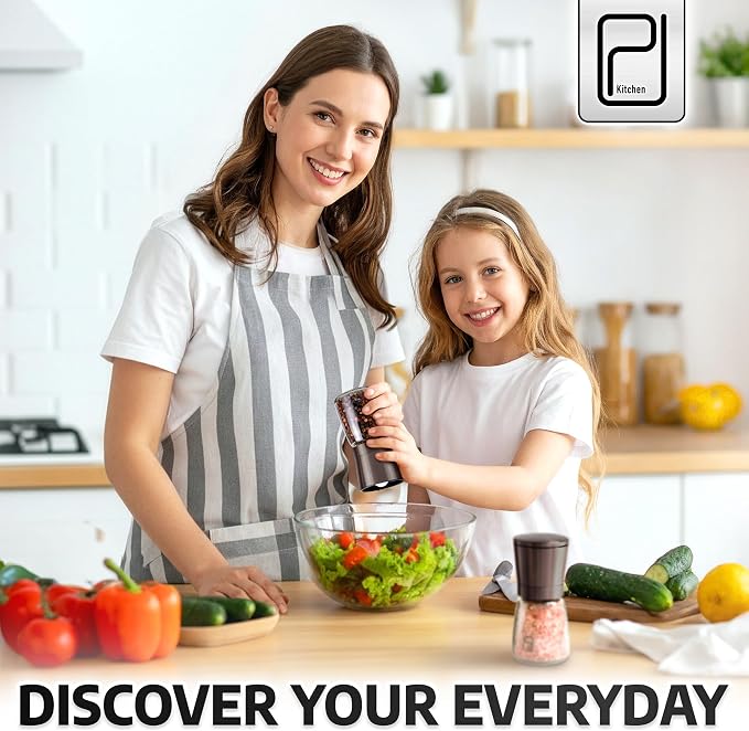 Premium Salt and Pepper Grinder Set - 5 oz - Image 7