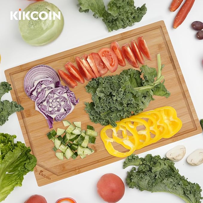 Kikcoin 17”×11” Bamboo Cutting Boards - Image 7