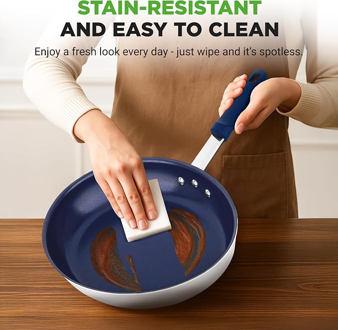 NutriChef 10'' Medium Fry Pan - Image 5