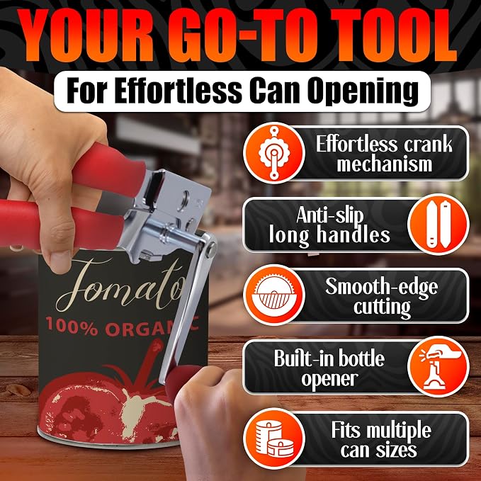 Commercial Can Opener for Large and Small Cans - Image 4