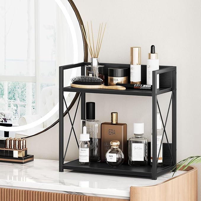 Giikin Kitchen Countertop Organizer, 2 Tier Coffee Bar Organizer, Kitchen - Image 8