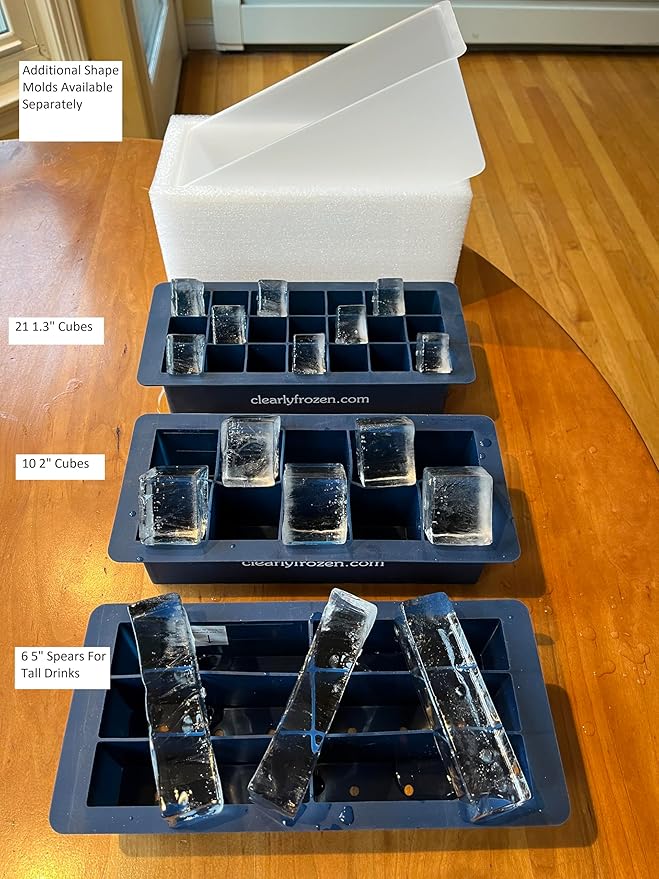 ClearlyFrozen Highest Rated Highest Capacity Clear Ice Tray - Image 4