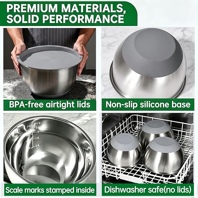 Deedro Premium Mixing Bowls - Image 7
