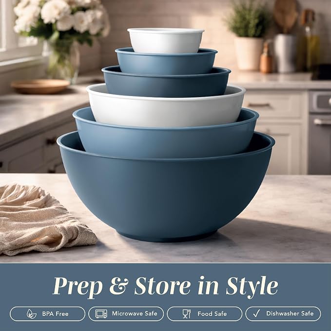 COOK WITH COLOR Mixing Bowls with Lids - Image 3